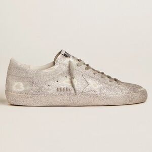 Golden Goose, SuperStar, Silver, Size 39.